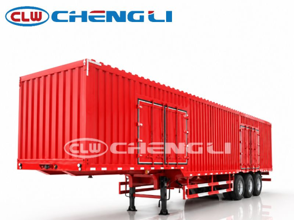 3 Axle Box Semi Trailer | Heavy Duty Enclosed Cargo Trailer